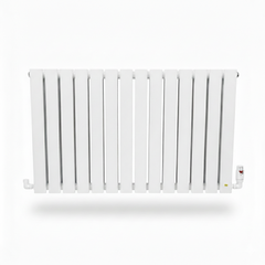 Elegant Flatty White Horizontal Column Panel Radiators – 600mm Height Single / Double