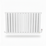 Elegant Flatty White Horizontal Column Panel Radiators – 600mm Height Single / Double