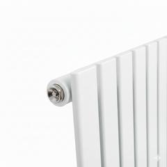 Elegant Flatty White Horizontal Column Panel Radiators – 600mm Height Single / Double