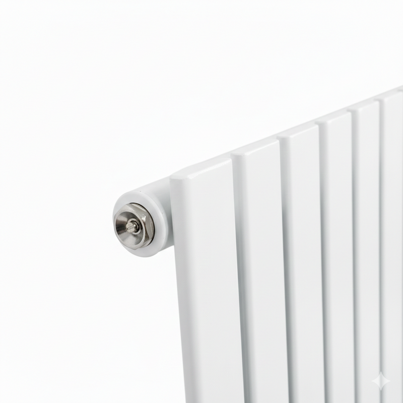 Elegant Flatty White Horizontal Column Panel Radiators – 600mm Height Single / Double