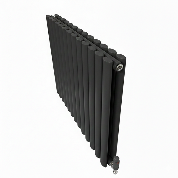 Elegant Rondy 600mm Anthracite Horizontal Designer Radiator Single & Double Panel