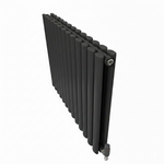 Elegant Rondy 600mm Anthracite Horizontal Designer Radiator Single & Double Panel
