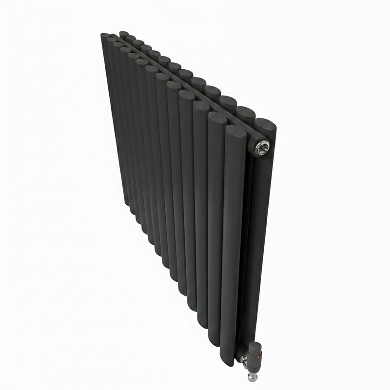 Elegant Rondy 600mm Anthracite Horizontal Designer Radiator Single & Double Panel