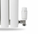 Elegant Rondy 600mm White Horizontal Designer Radiator Single & Double Panel