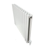 Elegant Rondy 600mm White Horizontal Designer Radiator Single & Double Panel