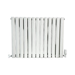 Elegant Rondy 600mm White Horizontal Designer Radiator Single & Double Panel