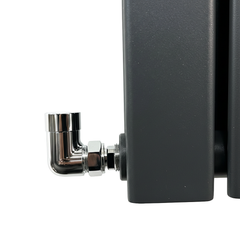 Elegant Flatty Anthracite Horizontal Column Panel Radiator 600 Height – Single/Double