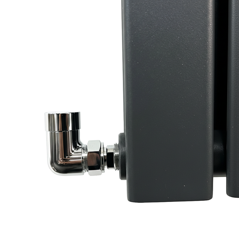 Elegant Flatty Anthracite Horizontal Column Panel Radiator 600 Height – Single/Double