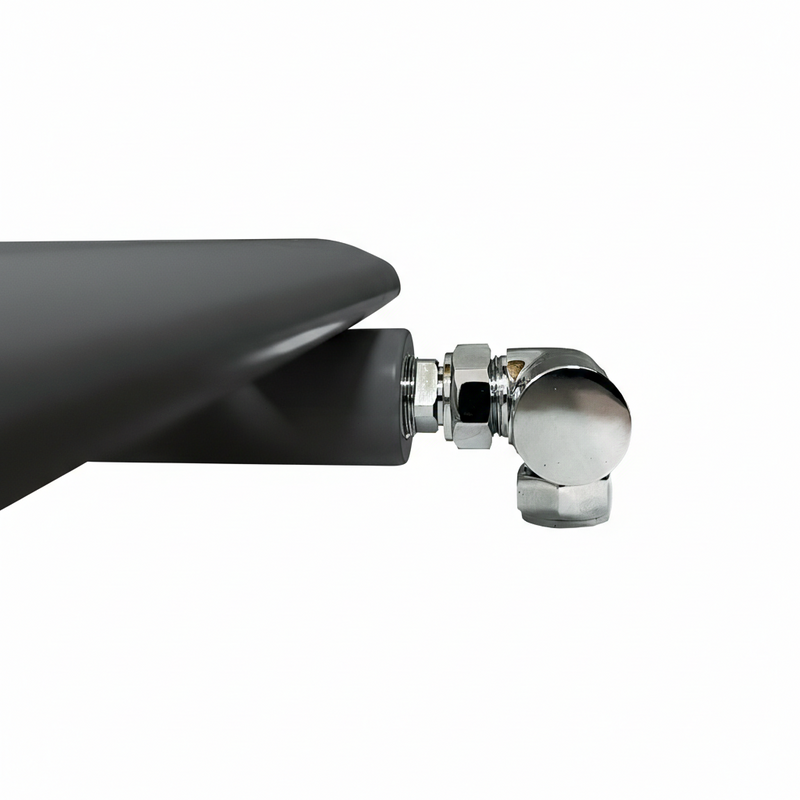 Elegant Rondy 600mm Anthracite Horizontal Designer Radiator Single & Double Panel