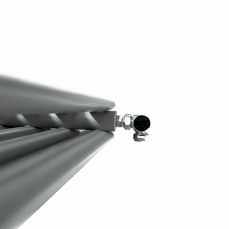 Elegant Rondy 600mm Anthracite Horizontal Designer Radiator Single & Double Panel