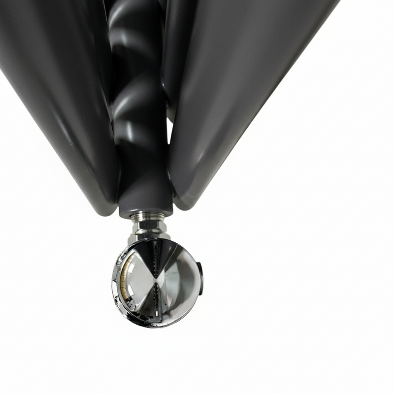 Elegant Rondy 600mm Anthracite Horizontal Designer Radiator Single & Double Panel