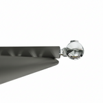 Elegant Rondy 600mm Anthracite Horizontal Designer Radiator Single & Double Panel