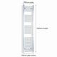 Chrome towel rail dimensions — 300mm × 1400mm
