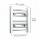 Chrome towel rail dimensions — 400mm × 400mm