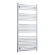 1400x800mm Heated Straight Towel Rail Radiator Chrome