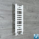 300mm x 600mm White Flat Towel Rail Dimensions and Specification Diagram