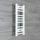 300mm x 600mm White Flat Towel Rail Dimensions and Specification Diagram