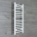 300mm x 800mm White Flat Towel Rail Dimensions and Specification Diagram
