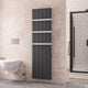 Faro Vertical Dry Element Aluminium Radiator Towel Hanger 
