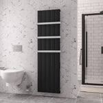 Faro Vertical Dry Element Aluminium Radiator Towel Hanger 