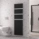 Faro Vertical Dry Element Aluminium Radiator Towel Hanger 