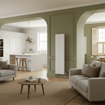 White Heated Towel Rail