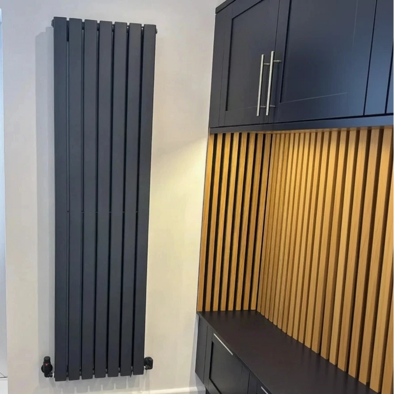 Flatty Vertical Designer Radiator Anthracite
