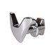 Chrome double hook on a white background