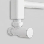 600x400mm Towel Rail Radiator Flat White Central Heating