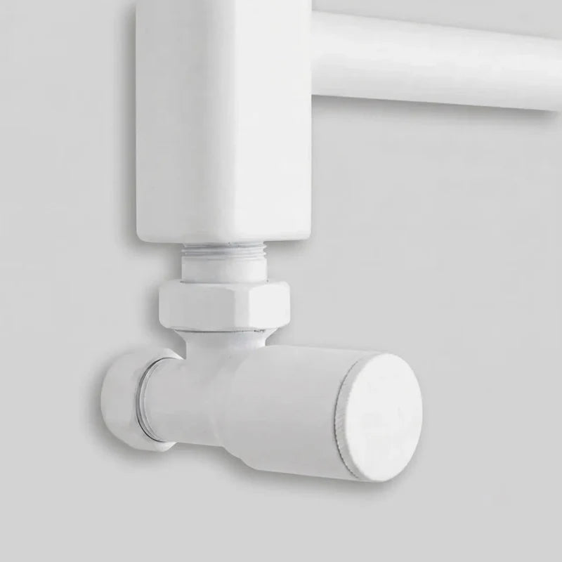 600x400mm Towel Rail Radiator Flat White Central Heating