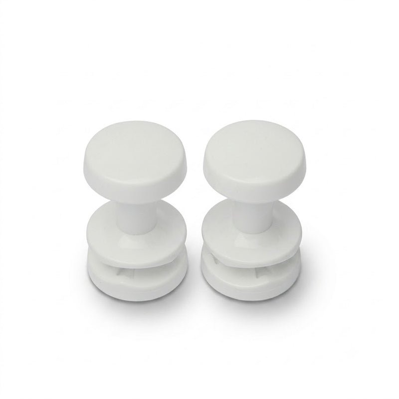 White towel rail pegs for heated towel rail
