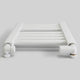 White Towel Rails Corner Valve Image As installed on towel rails
