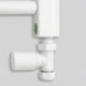 Whte Towel Rail Straight inline Photo on towel rail as installed