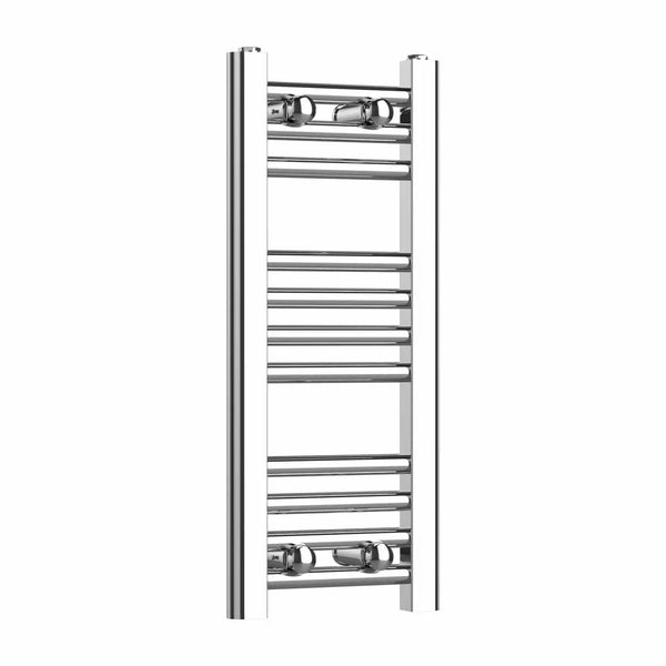 600x250mm Heated Straight Towel Rail Radiator Chrome