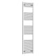 1800 mm High 400 mm Wide Chrome Towel Rail Central Heating