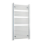 1200x650mm Heated Straight Towel Rail Radiator Chrome