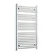 1200x650mm Heated Straight Towel Rail Radiator Chrome