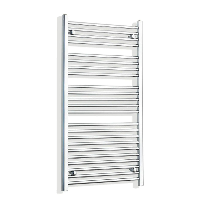 1200x600mm Heated Flat or Curved Towel Radiator Chrome