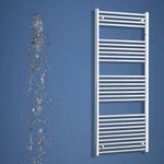 1600x550mm Heated Straight Towel Radiator Chrome