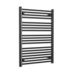 1000 mm High x 700 mm Wide Heated Towel Radiator Flat Black