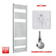 1856x400mm Electric Heated Towel Rail Pre-Filled Chrome