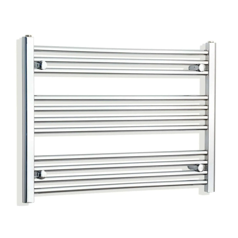 600x700mm Heated Straight Towel Radiator Chrome