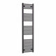 1600 mm High x 400 mm Wide Heated Towel Radiator Flat Black