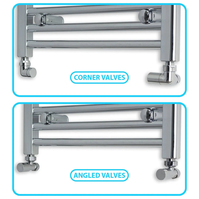 400x700mm Heated Straight Towel Radiator Chrome
