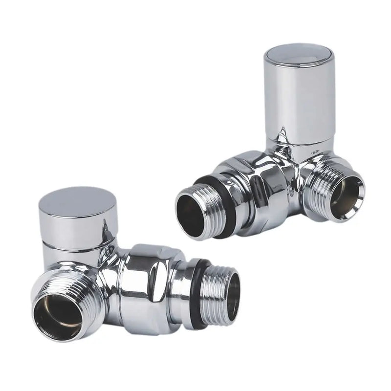 400 mm High 300 mm Wide Chrome Towel Rail Central Heating
