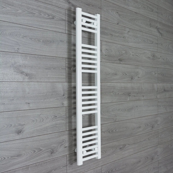 1200mm High x 250 mm Wide Heated Towel Radiator Flat White