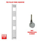 1800x250mm Pre Filled Electric Towel Rail Straight Chrome