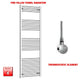 1800x650mm Electric Heated Towel Rail Straight Chrome