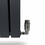 Elegant Flatty Anthracite Column Vertical Panel Radiator Single/Double