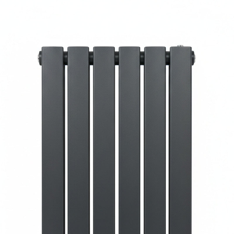 Elegant Flatty Anthracite Column Vertical Panel Radiator Single/Double
